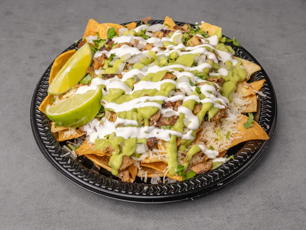Nachos at Pio Pico's Tacos in Ontario Ranch
