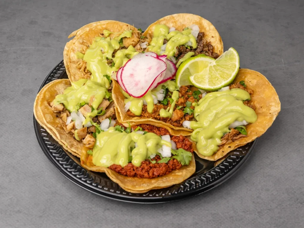 Street tacos at Pio Pico's Tacos in Ontario Ranch